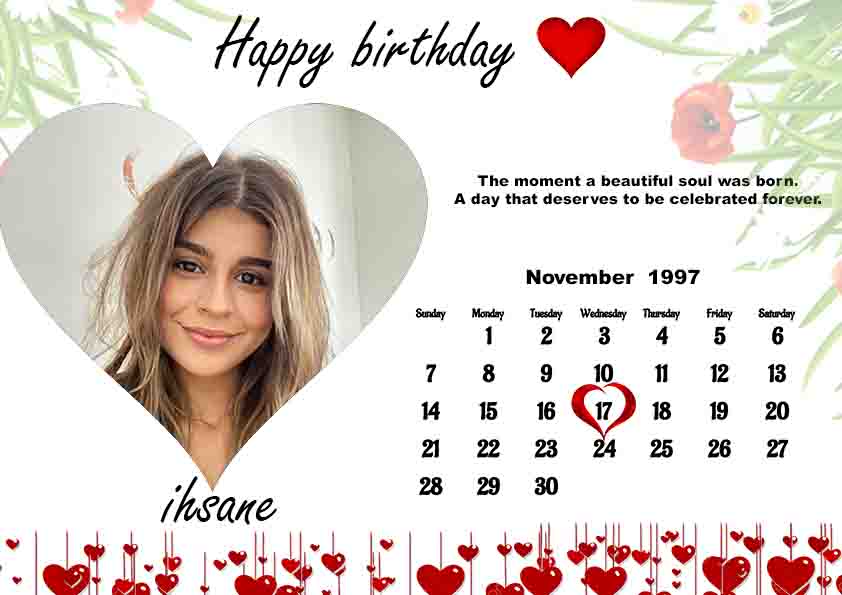 Tableau Happy Birthday 5D – لوحة فنية لعيد الميلاد